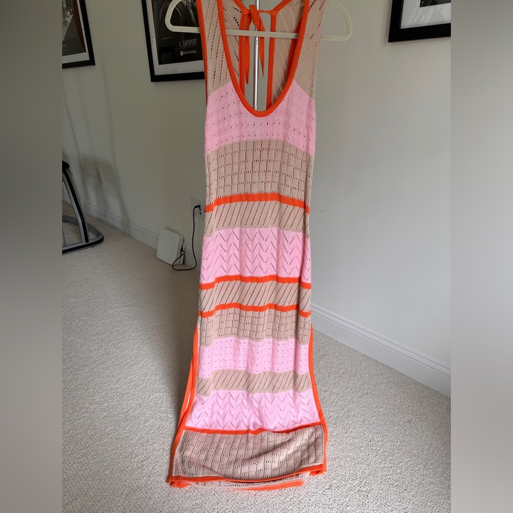 Ramy Brook summer knit maxi dress